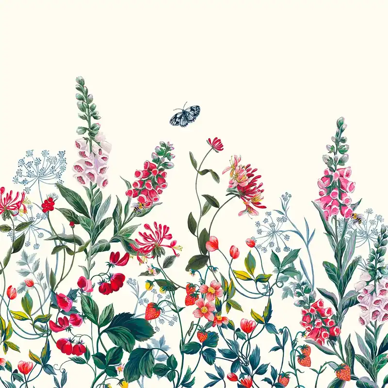 Favorit | Fototapet JoulesPermaculture Garden Crème Mural 300x280 cm